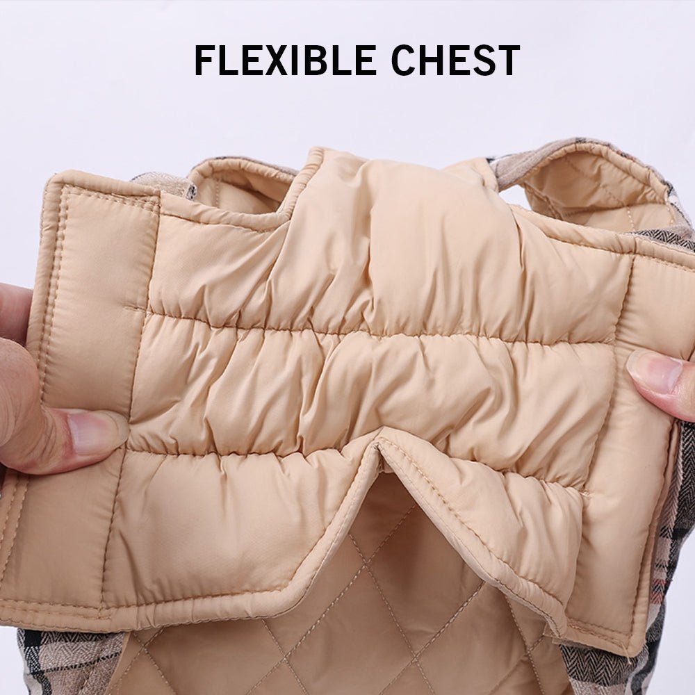 Peach & Navy Reversible Pet Dog Vest - Pet Panache Boutique
