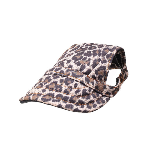 Personalized Leopard Pet Ball Hat - Pet Panache Boutique