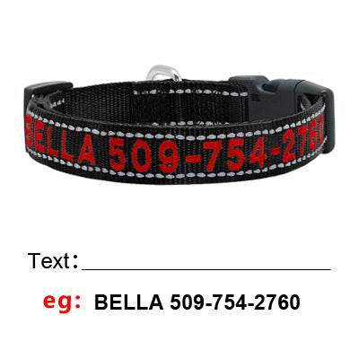 Personalized Nylon Pet Collars - Pet Panache Boutique