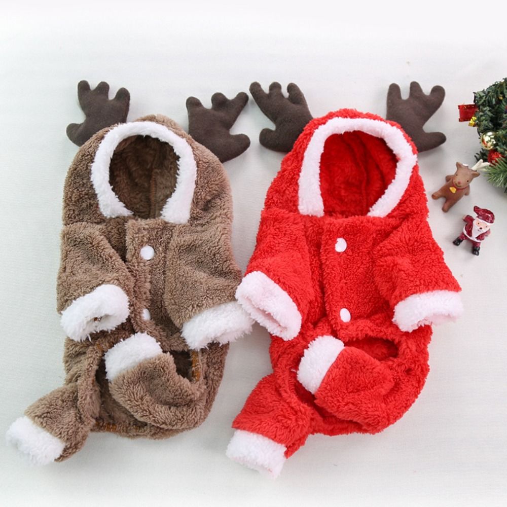 Pet Reindeer Holiday Jumpsuit - Pet Panache Boutique