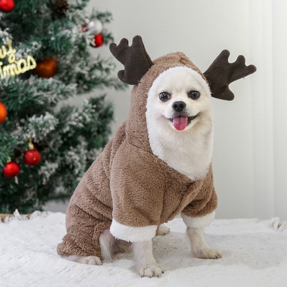 Pet Reindeer Holiday Jumpsuit - Pet Panache Boutique