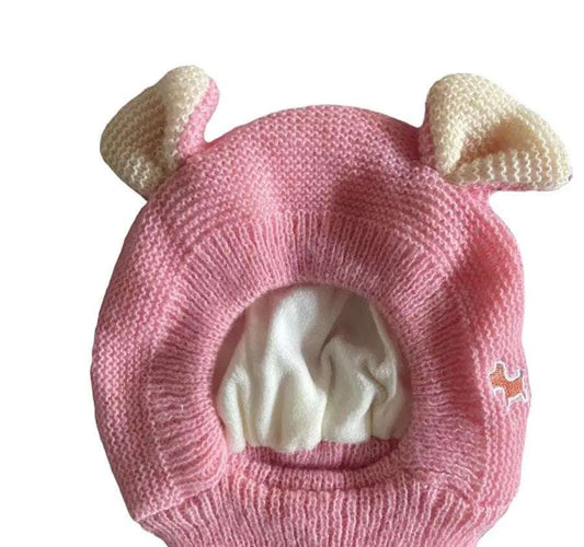 Pink Knit Pet Hat - Pet Panache Boutique