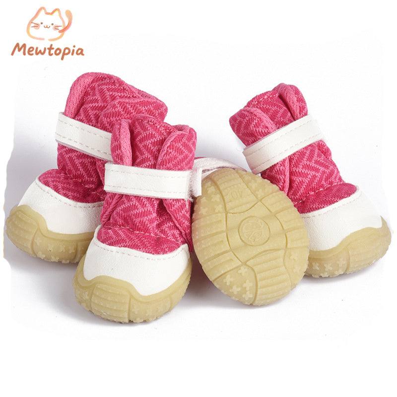 Pink or Blue Pet Boots - Pet Panache Boutique