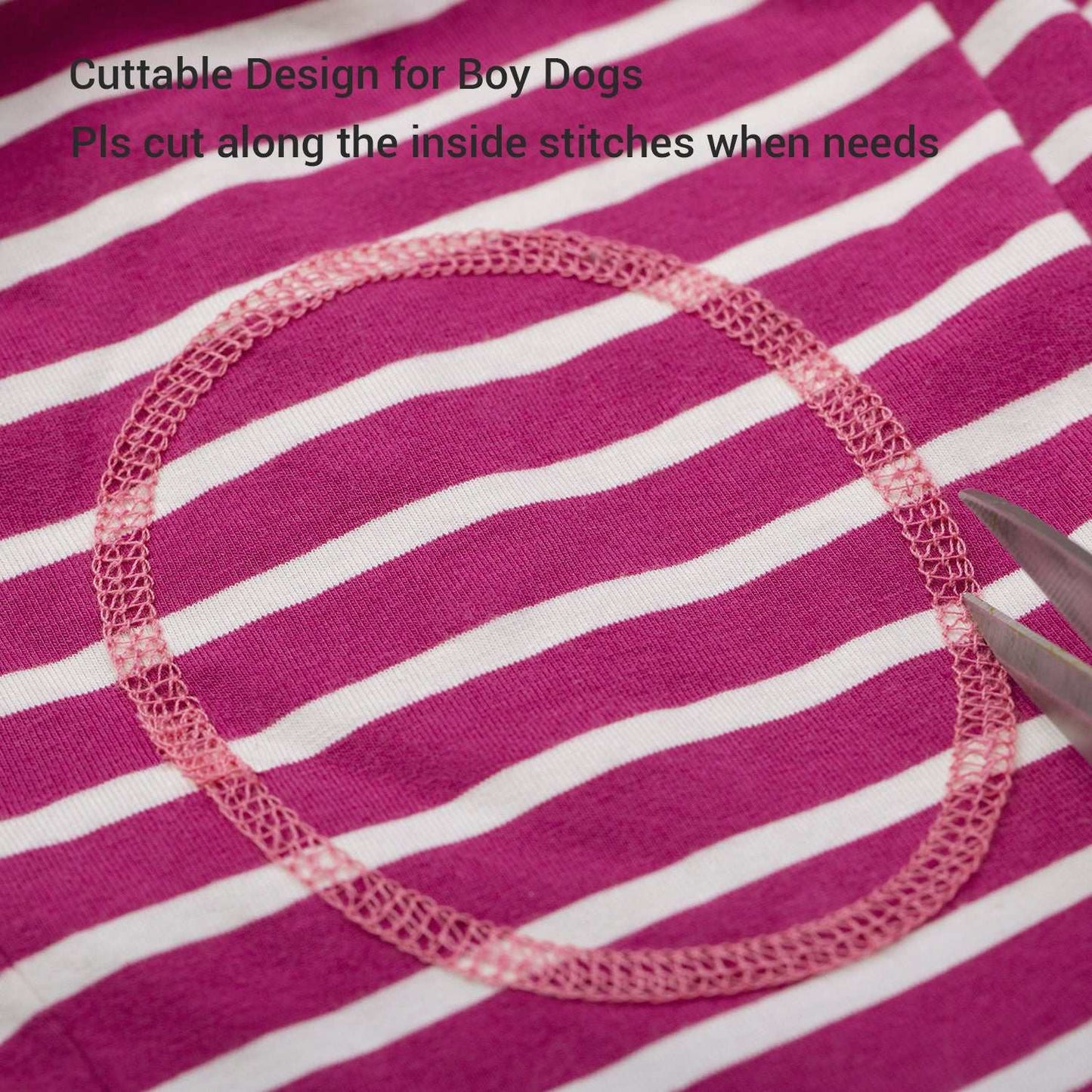 Pink Striped Pet Pajamas - Pet Panache Boutique