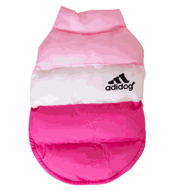 Pink Tricolor AdiDog Vest - Pet Panache Boutique
