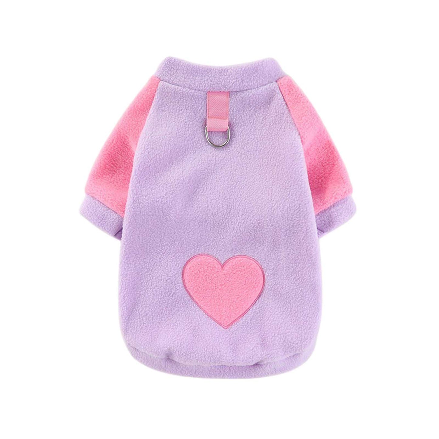 Purple Heart Sweater - Pet Panache Boutique