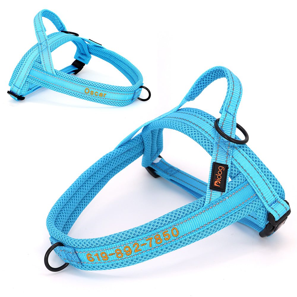 Reflective Personalized Pet Harness - Pet Panache Boutique