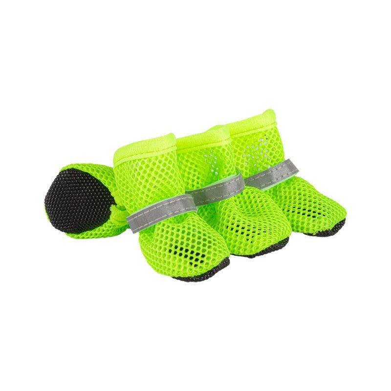 Reflective Water - Resistant Non - Slip Pet Rainboots - Pet Panache Boutique