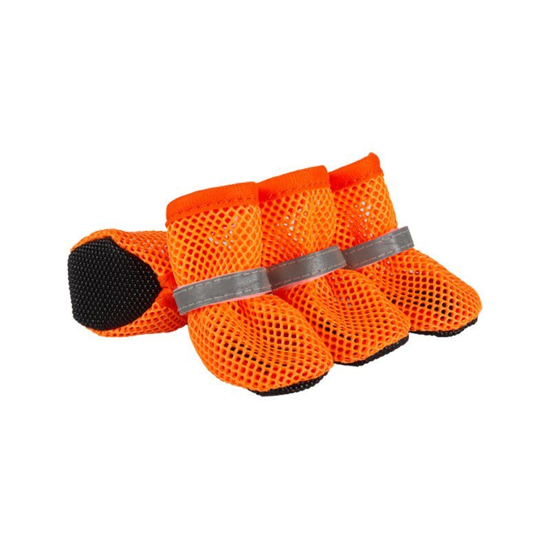 Reflective Water - Resistant Non - Slip Pet Rainboots - Pet Panache Boutique
