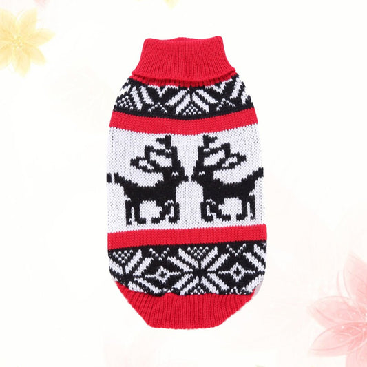 Reindeer & Snowflake Pet Sweater Vest - Pet Panache Boutique