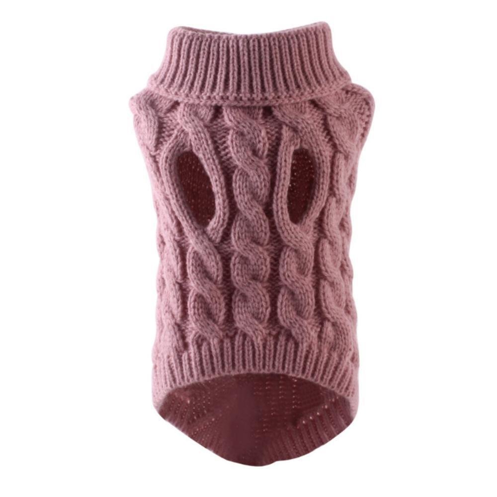 Rose Pink Knit Sweater - Pet Panache Boutique