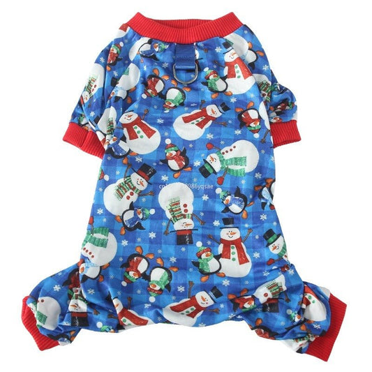 Snowman Pet Pajamas - Pet Panache Boutique