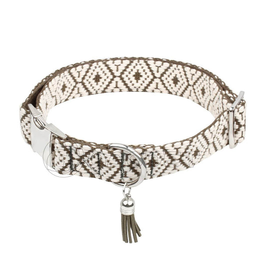 Southwest Pet Collar with Tassel Charm - Pet Panache Boutique