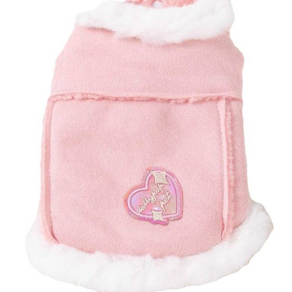 Suede Heart Vest - Pet Panache Boutique