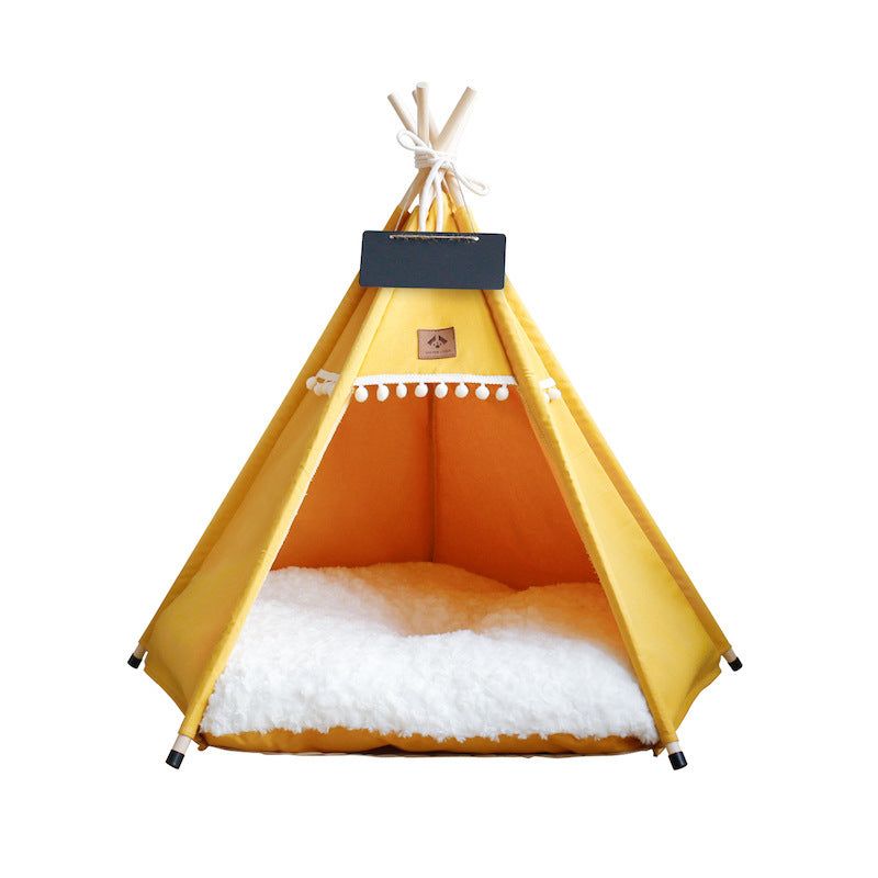 Sunshine Yellow Pet Teepee - Pet Panache Boutique